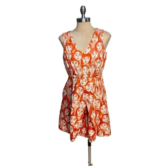 Leah Reena Goren for Anthropologie Poker Face Dress Size 10 - Picture 2 of 6